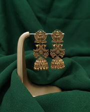 Brass Plated Indo-Western Jhumka