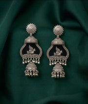 Women Sliver Plated Fancy Drop  Earing
