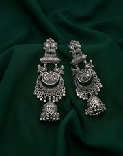 Women Sliver Plated Fancy Drop  Earing