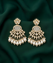 Kundan & Pearl Traditional Ethnic Statement Earrings