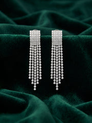 Silver Plated Fancy Diamond Tassels