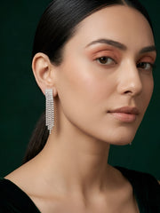 Silver Plated Fancy Diamond Tassels