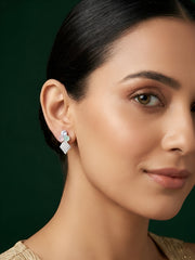 Artificicial diamond earrings