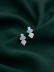 Artificicial diamond earrings