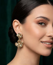 Gold Plated Fancy Earrings