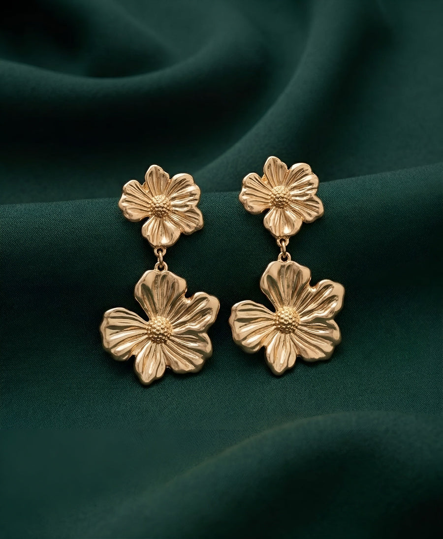Gold Plated Fancy Earrings