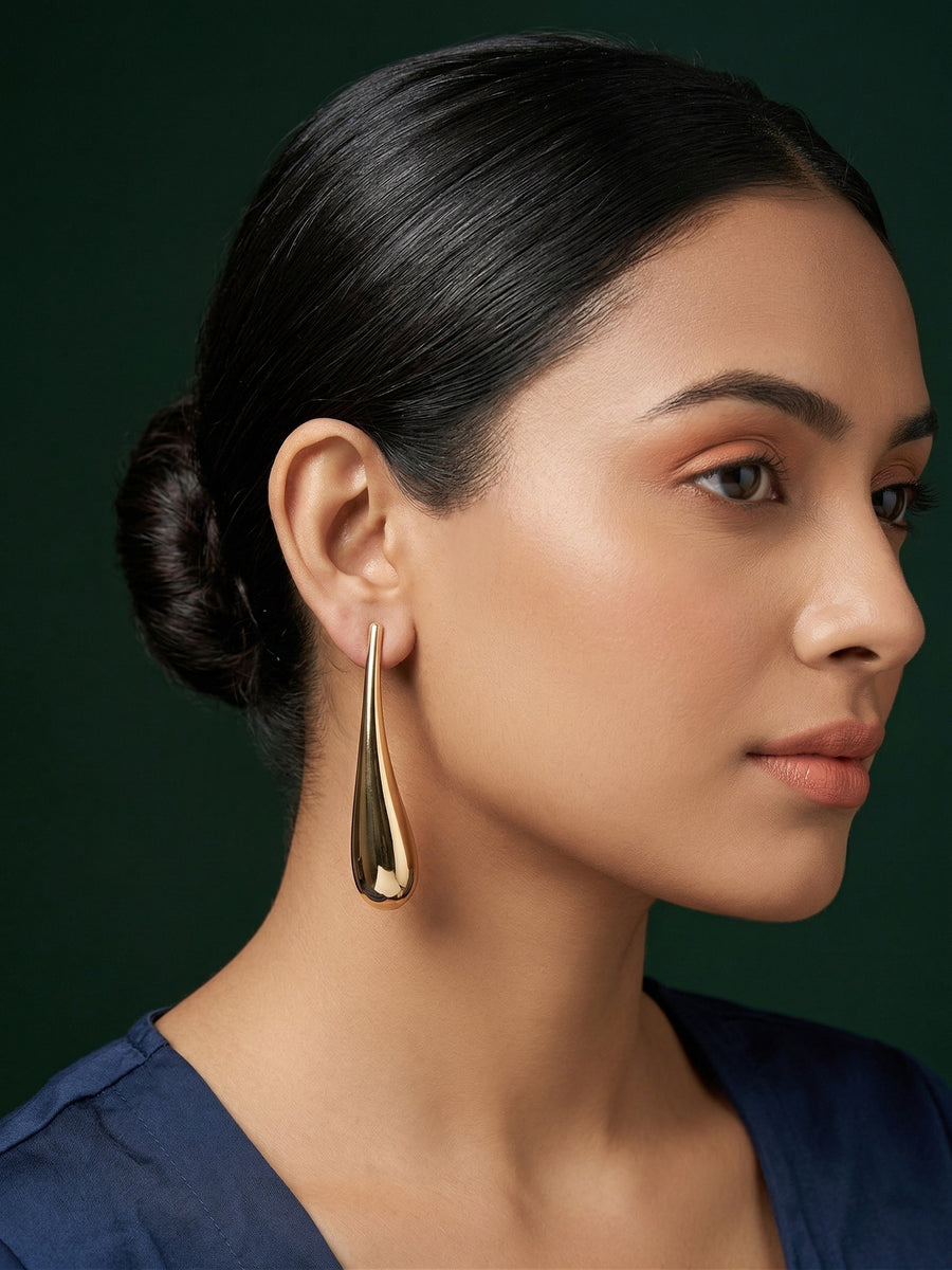 Gold Plated Waterdrop Earrings