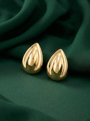 Gold Plated Contemporery Earrings