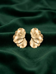 Gold Plated Contemporery Earrings