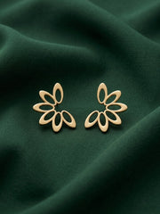 Gold Plated Contemporery Earrings