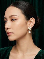 Fancy Pearls Beaded Earrings