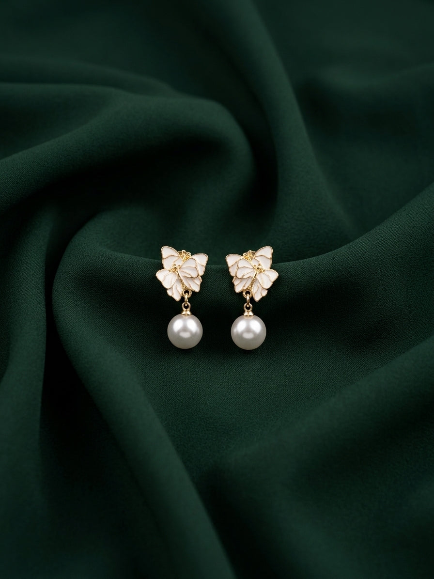 Fancy Pearls Beaded Earrings