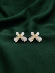 Fancy Beaded Flower Studs