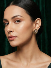 Gold Plated Flower Studs