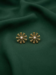 Gold Plated Flower Studs