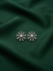 Silver Plated Flower Studs
