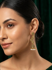 Gold Plated Indo-Western Jhumka