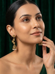 Gold Plated Indo-Western Jhumka