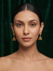 Gold Plated Indo-Western Jhumka