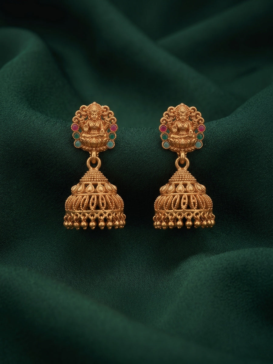 Gold Plated Indo-Western Jhumka