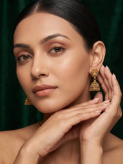 Gold Plated Indo-Western Jhumka