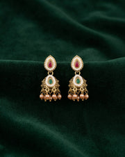 Gold Oxidized Fancy Jhumki