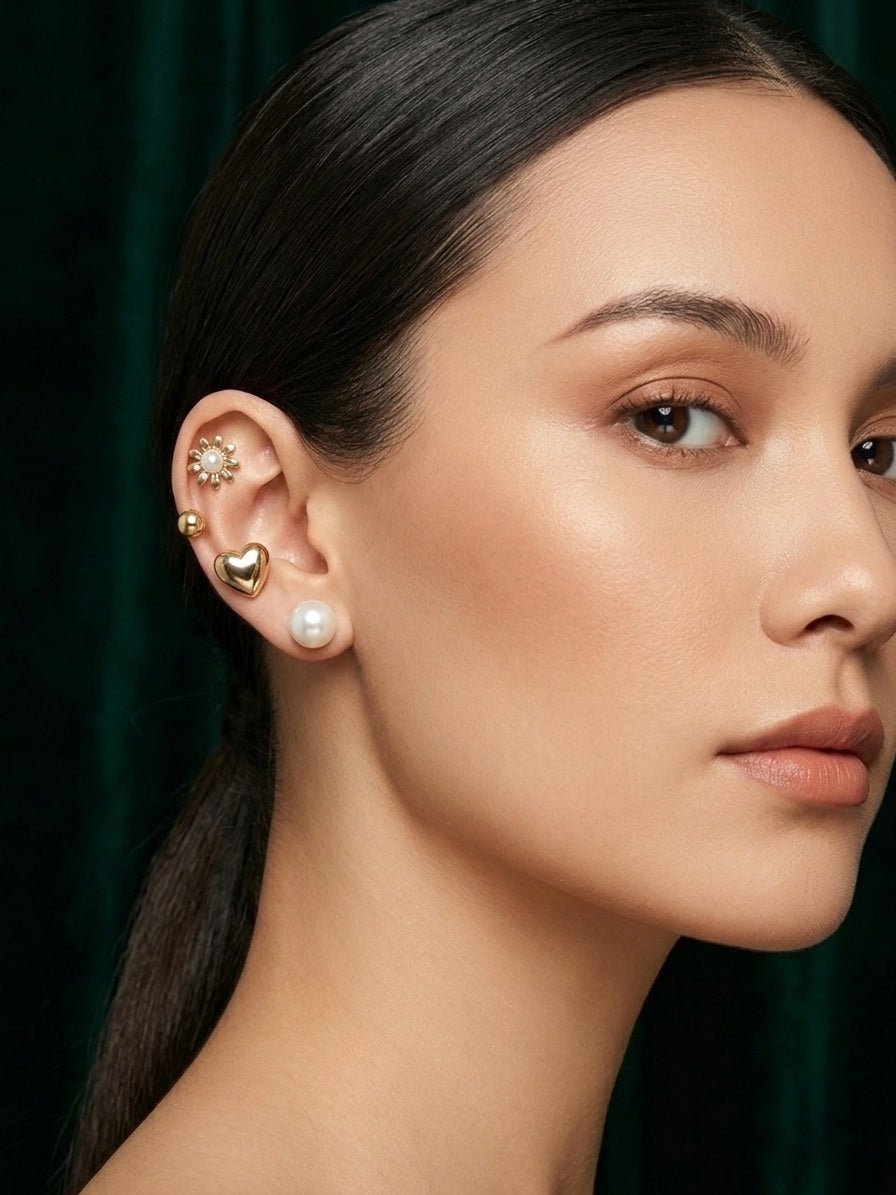 Pack Of 7 Unique-Design Mini Studs For Women