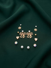 Pack Of 7 Unique-Design Mini Studs For Women