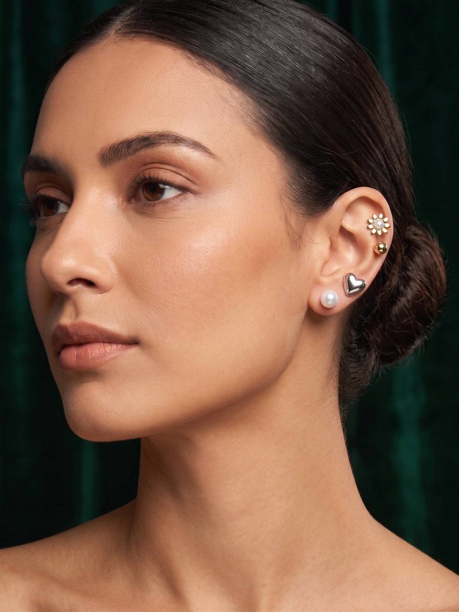 Pack Of 7 Unique-Design Mini Studs For Women