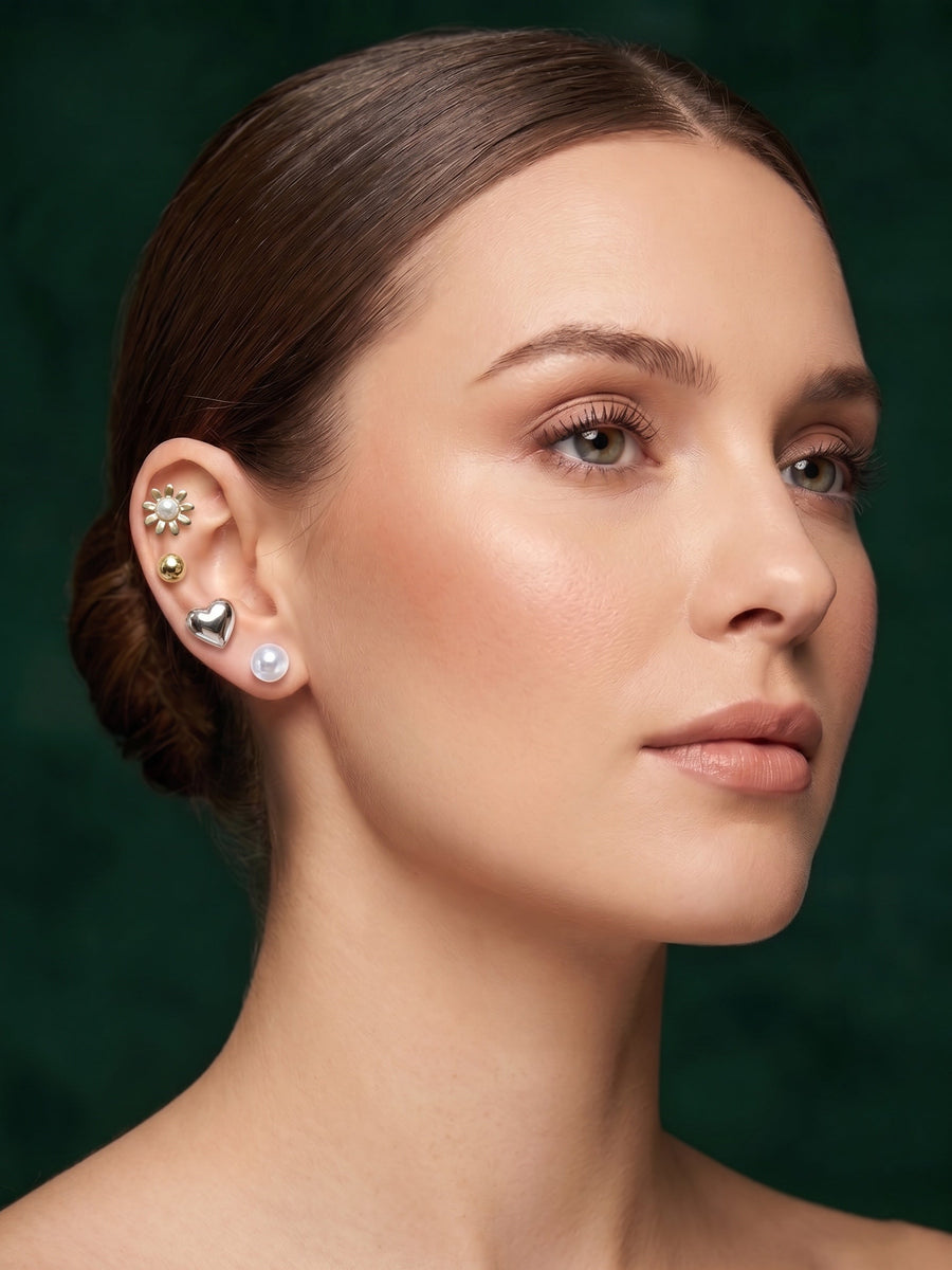 Pack Of 7 Unique-Design Mini Studs For Women