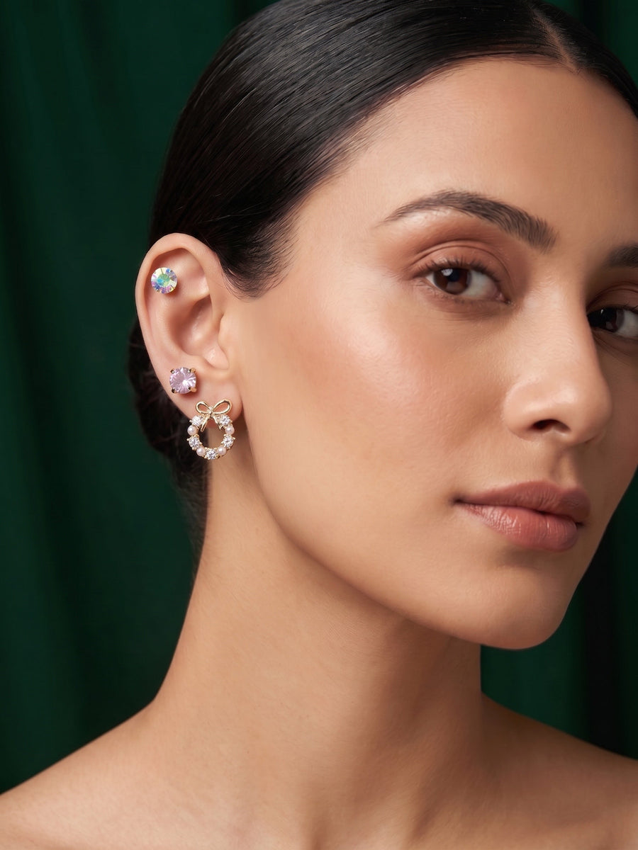 Pack Of 7 Unique-Design Mini Studs For Women