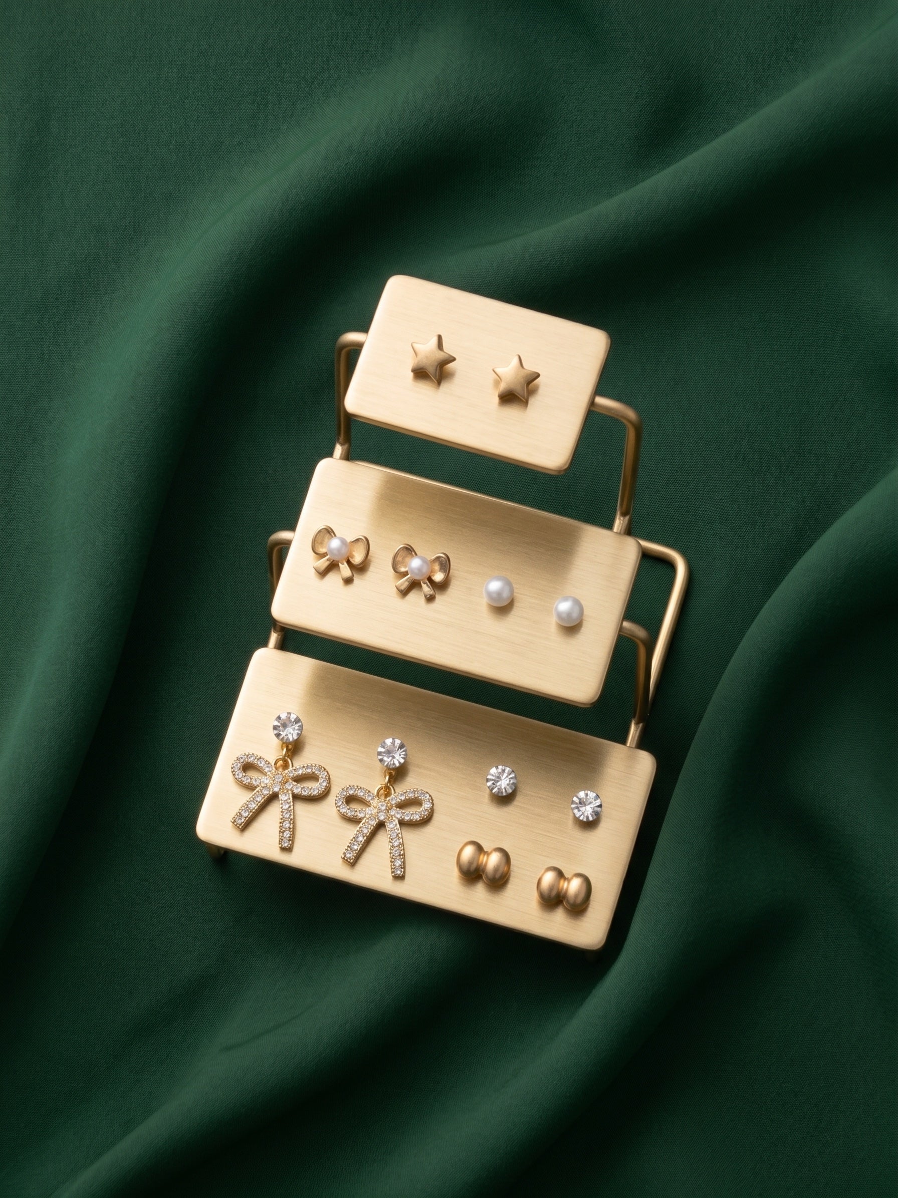 Pack Of 6 Unique-Design Mini Studs For Women