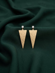 Gold Plated Contemporery Earrings