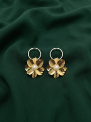 Gold Plated Contemporery Earrings