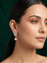 Gold Plated Butterfly Earrings