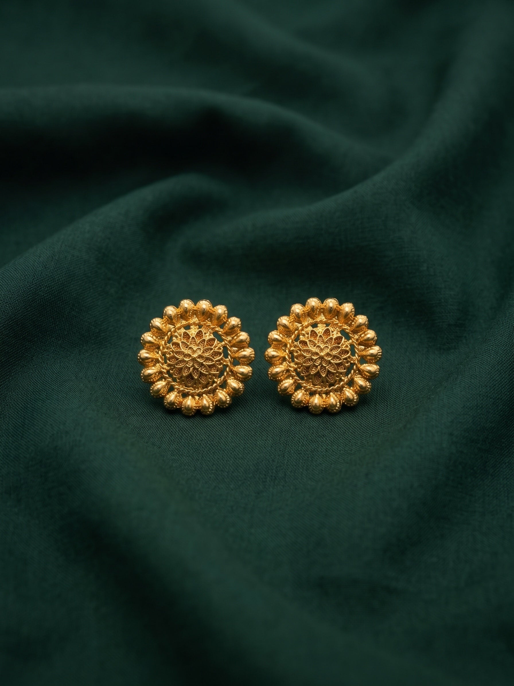 Gold Plated Fancy Studs