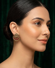 Women Gold-Toned Ethnic Style Studs