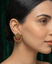 Women Gold-Toned Ethnic Style Studs