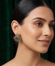 Women Gold-Toned Ethnic Style Studs