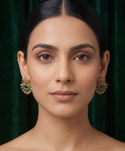 Women Gold-Toned Ethnic Style Studs