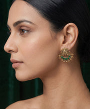 Women Gold-Toned Ethnic Style Studs