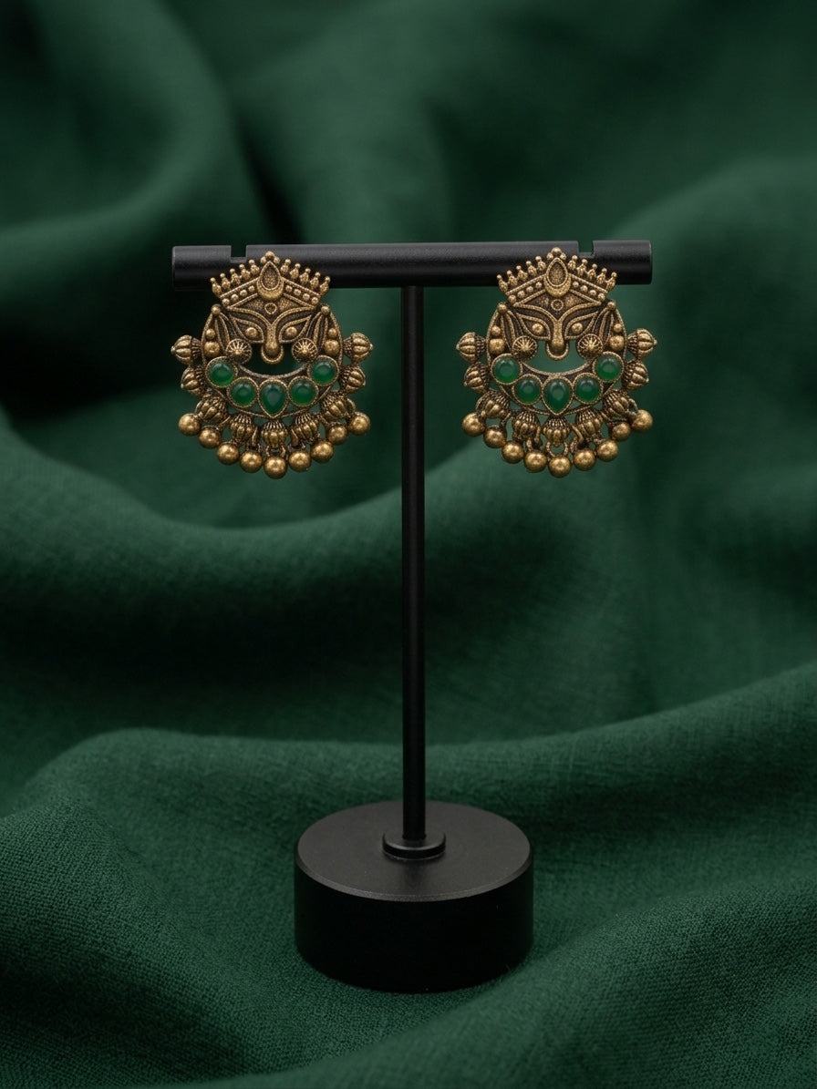 Women Gold-Toned Ethnic Style Studs
