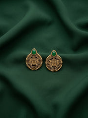 Women Gold-Toned Traditional Ethnic Contemporary Drop Earrings