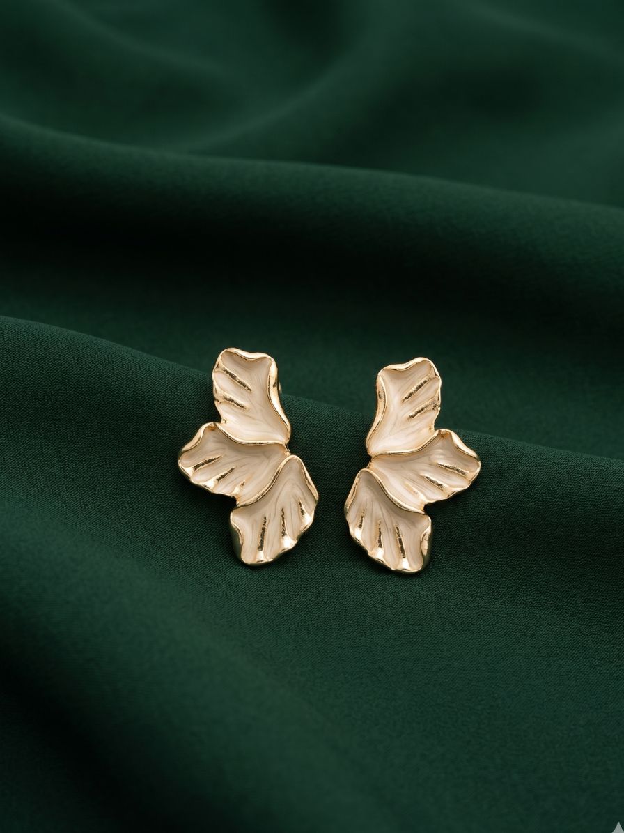 Women Gold Plated Trendy Earrings