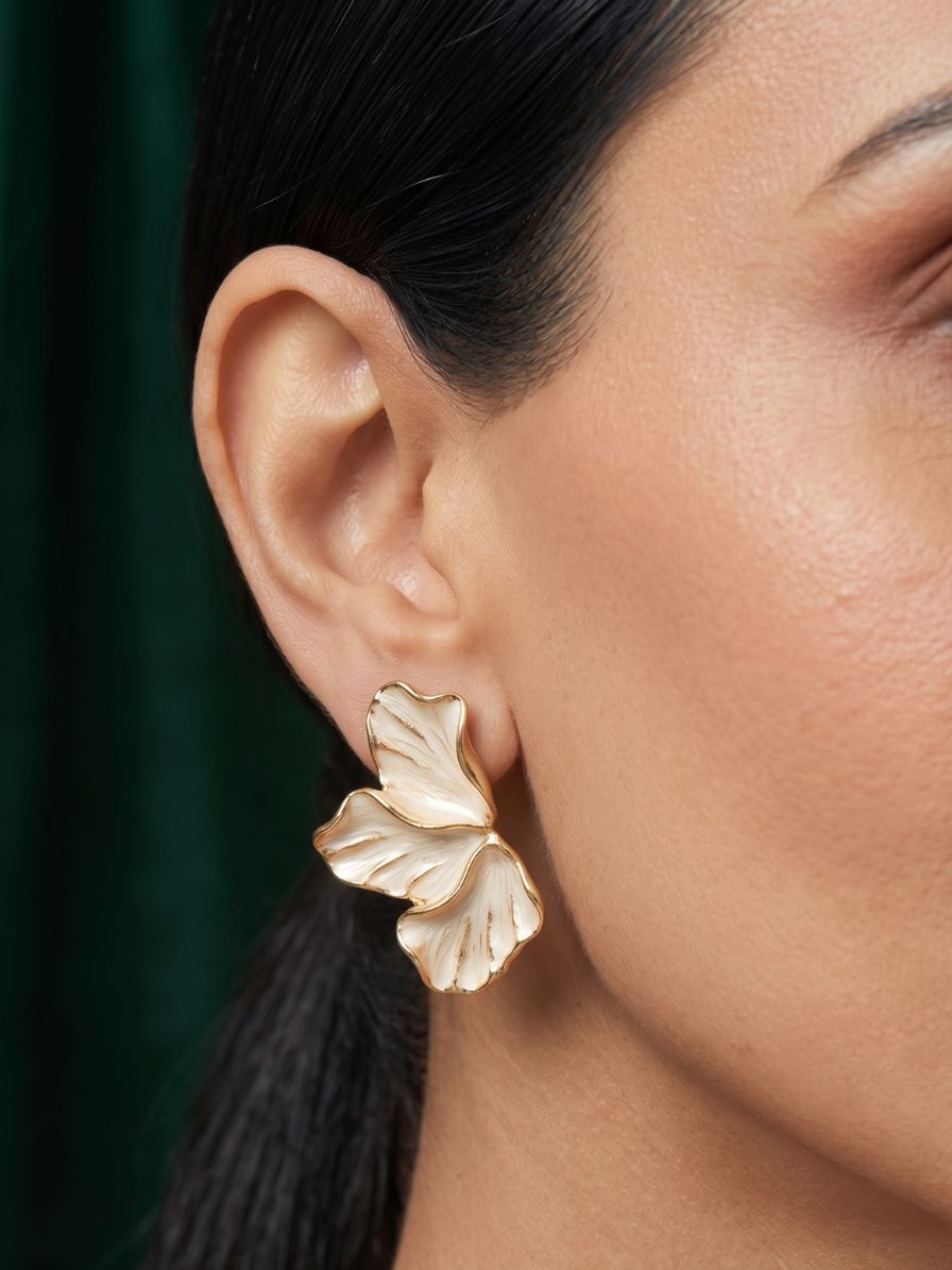 Women Gold Plated Trendy Earrings