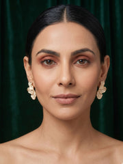 Women Gold Plated Trendy Earrings