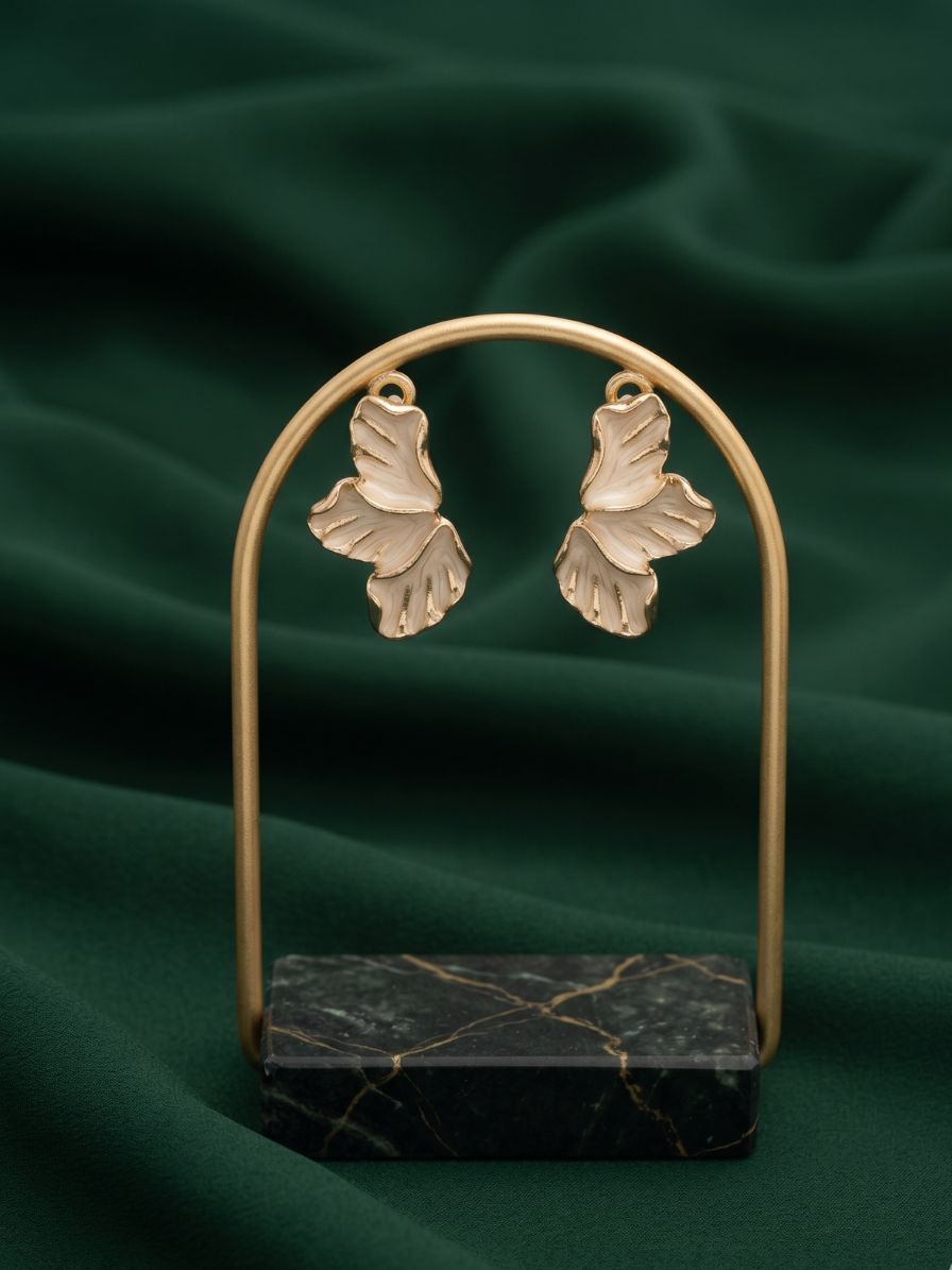 Women Gold Plated Trendy Earrings