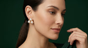 Women Gold Plated Beaded Trendy Studs