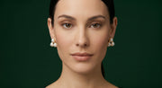 Women Gold Plated Beaded Trendy Studs