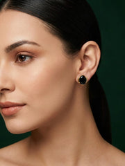 Women Gold Plated Beaded Trendy Studs